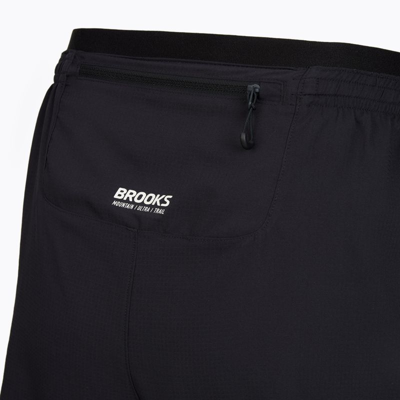 Pantaloncini da corsa da donna Brooks Cascadia Short black 4
