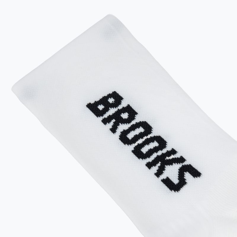 Calze da running Brooks Ghost Crew white/brooks 3