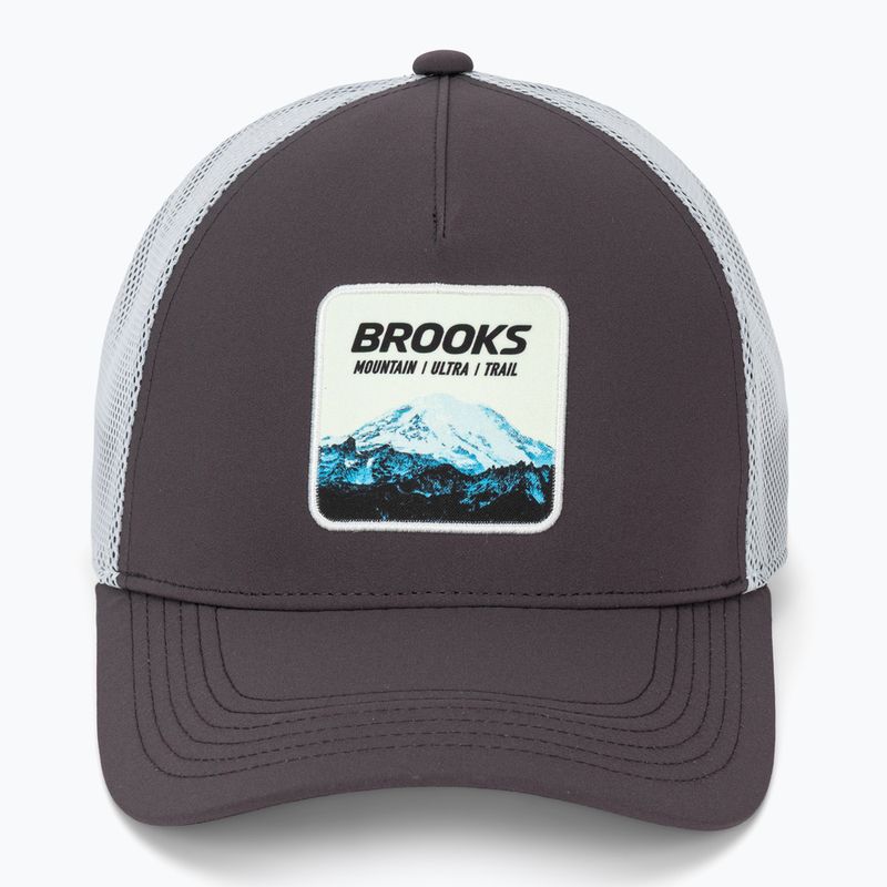 Cappellino con visiera Brooks Surge Trucker dark russet/white/atomic blue 2