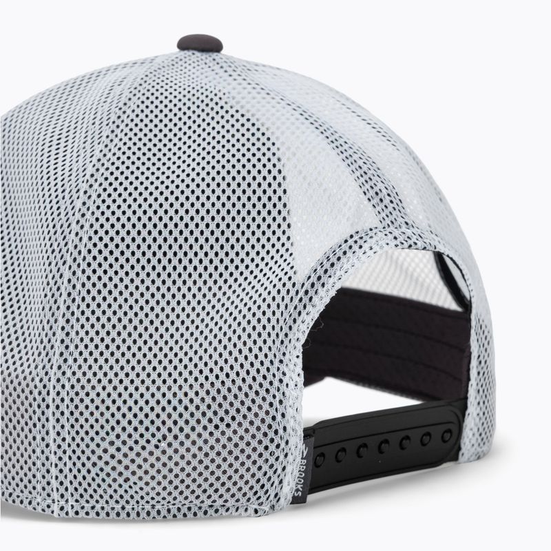 Cappellino con visiera Brooks Surge Trucker dark russet/white/atomic blue 4