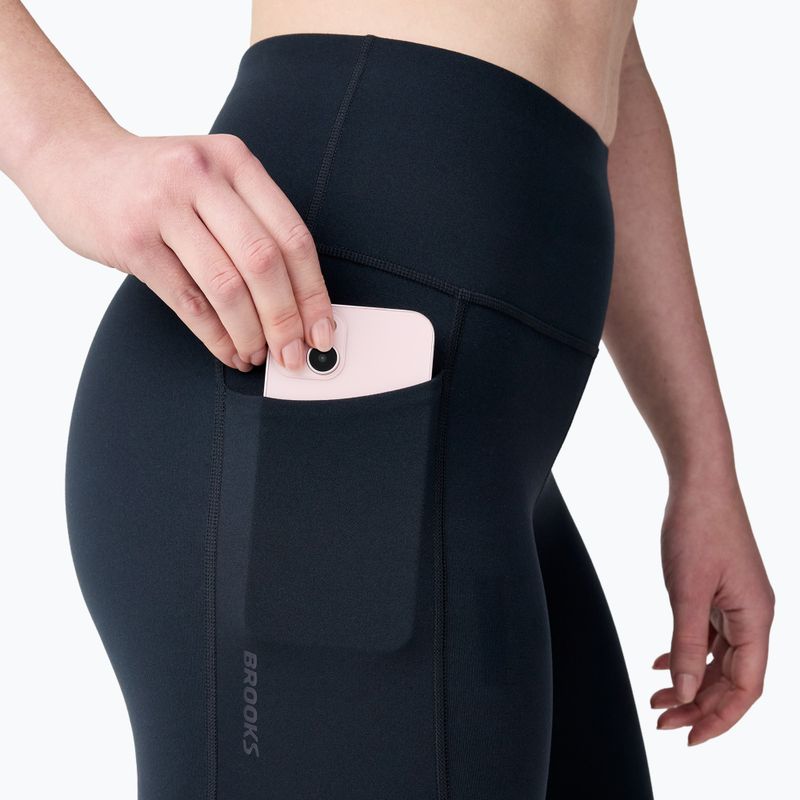 Leggings da corsa da donna Brooks Chaser 7/8 Tight black 4