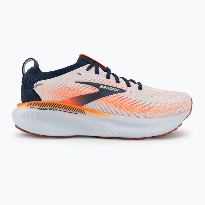 Scarpe da running da uomo Brooks Adrenaline GTS 25 white/spellbound/orange 2