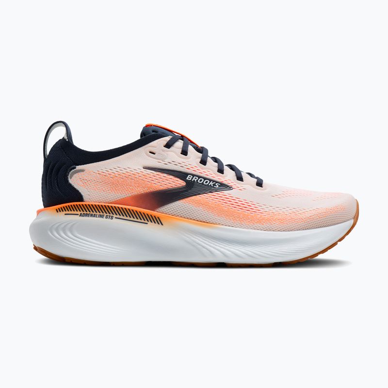 Scarpe da running da uomo Brooks Adrenaline GTS 25 white/spellbound/orange 2
