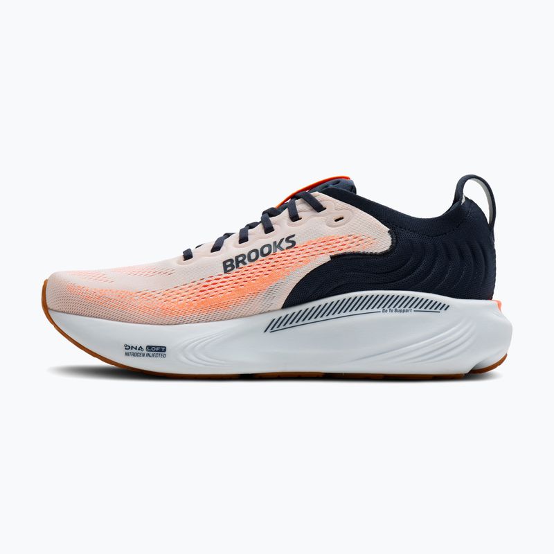 Scarpe da running da uomo Brooks Adrenaline GTS 25 white/spellbound/orange 3