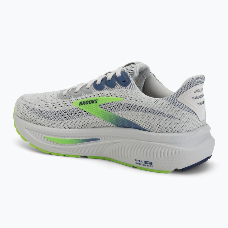 Scarpe da running da uomo Brooks Ghost 17 oyster/beacon blue/gecko 3