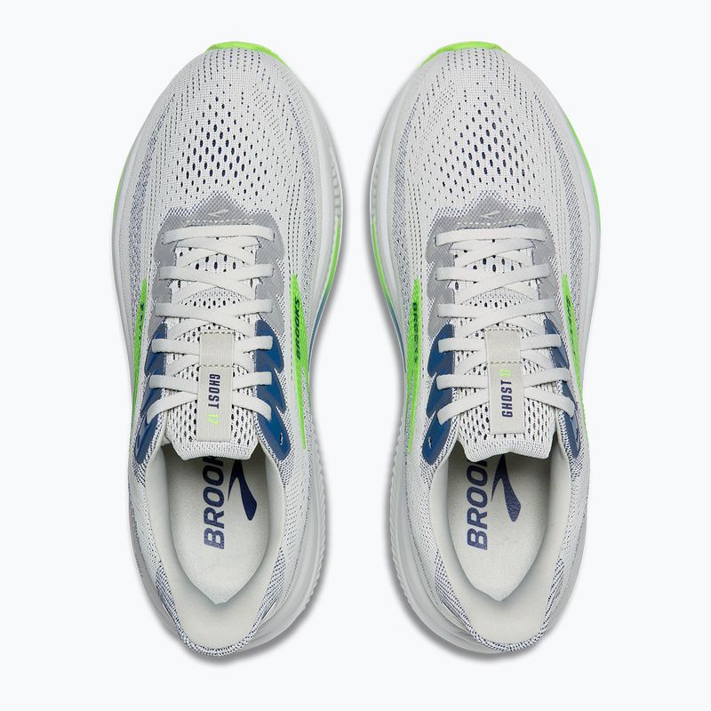 Scarpe da running da uomo Brooks Ghost 17 oyster/beacon blue/gecko 7