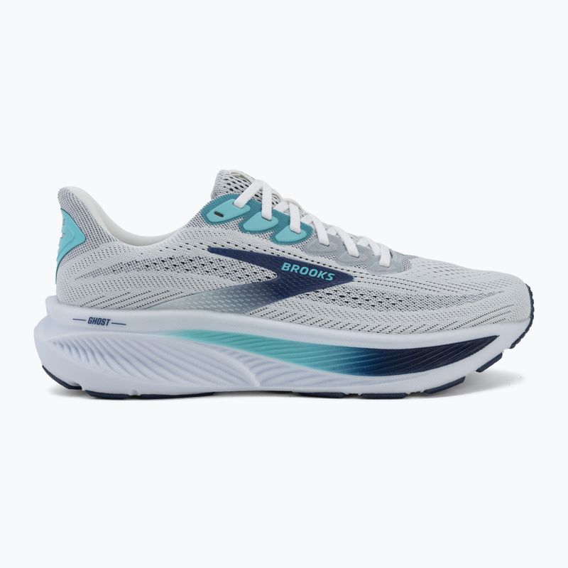 Scarpe da running da uomo Brooks Ghost 17 white/beacon blue/ipanema 2
