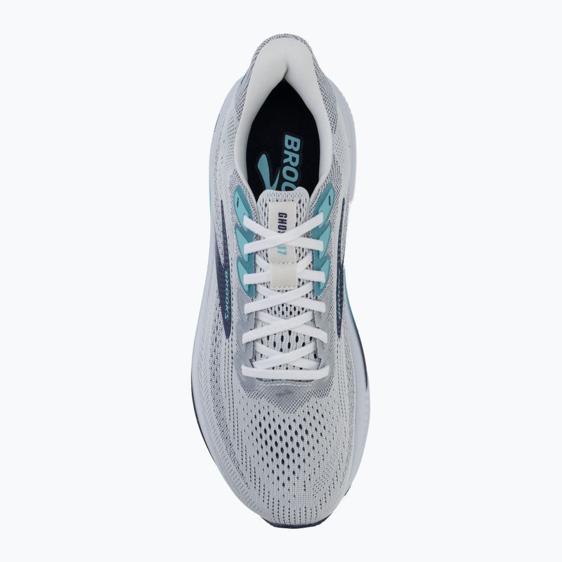 Scarpe da running da uomo Brooks Ghost 17 white/beacon blue/ipanema 5