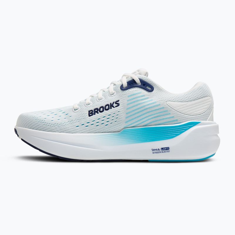 Scarpe da running da uomo Brooks Ghost Max 3 bright white/beacon blue/teal 3