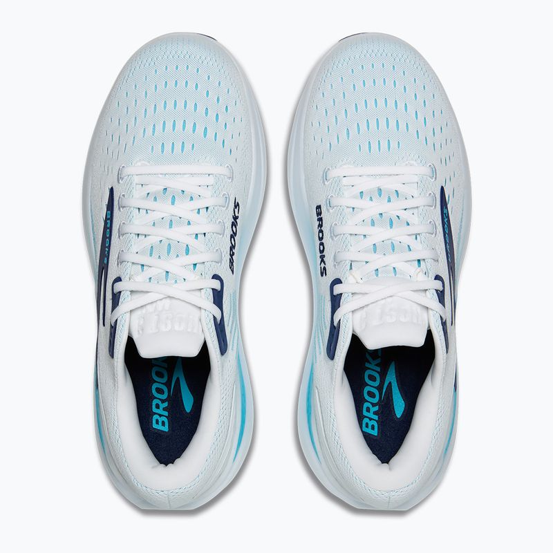 Scarpe da running da uomo Brooks Ghost Max 3 bright white/beacon blue/teal 7