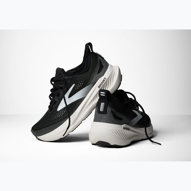 Scarpe da running da uomo Brooks Glycerin 23 black/grey/white 8