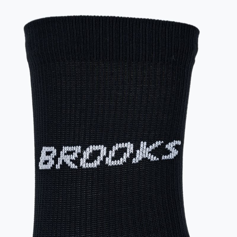 Calzini da corsa Brooks Run-In Crew 3-Pack black 3