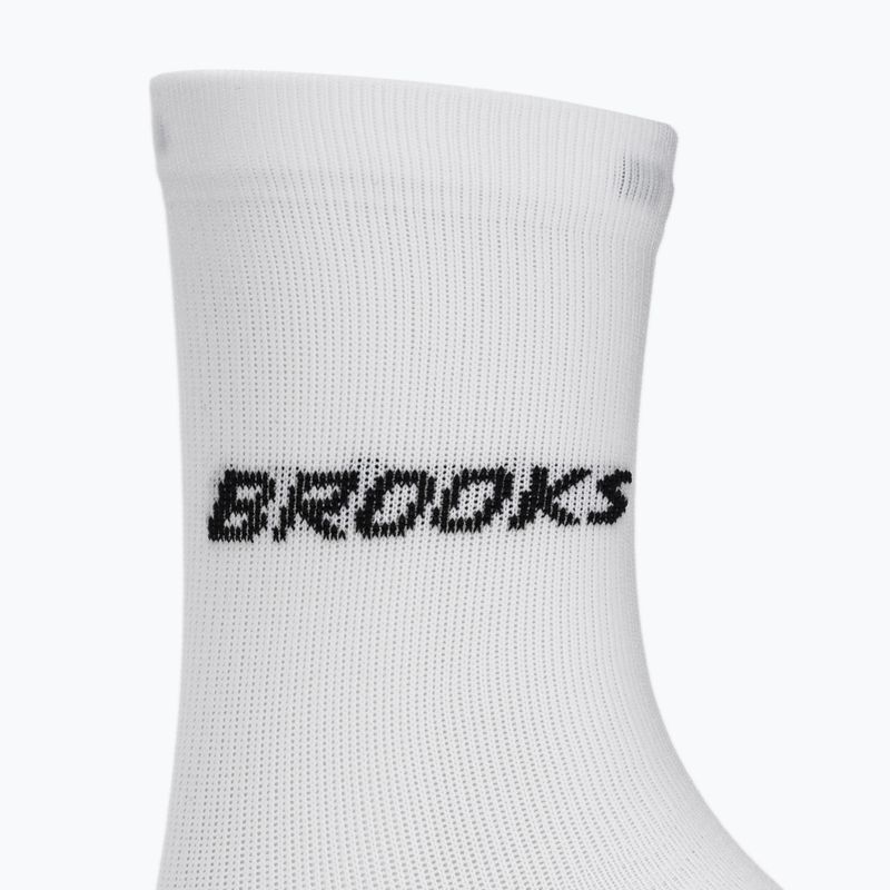 Calzini da corsa Brooks Run-In Crew 3-Pack white 3