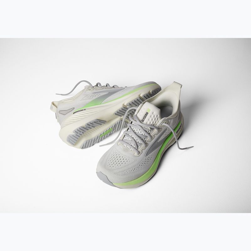 Scarpe da running da uomo Brooks Glycerin 23 grey/green/black 8