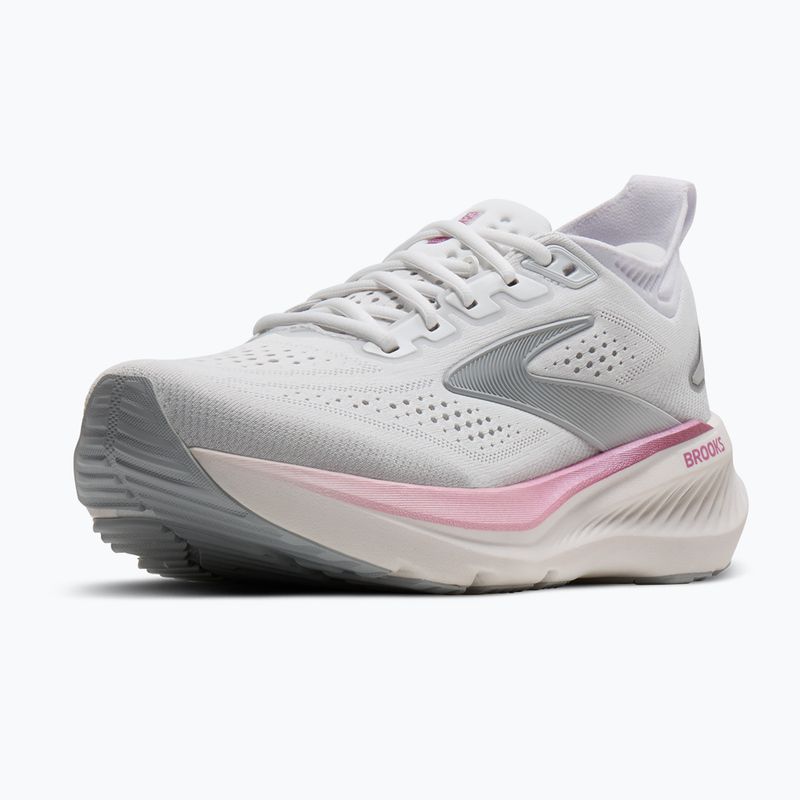 Scarpe da running da donna Brooks Glycerin 23 white/harbor mist/metallic 4