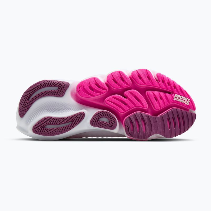 Scarpe da running da donna Brooks Glycerin Flex white/cyber pink/argyle 6