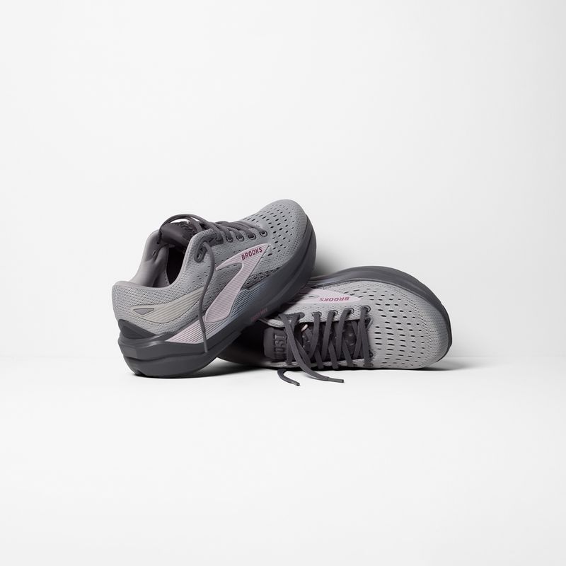 Scarpe da running da donna Brooks Ghost Max 3 harbor mist/poppy seed/pink 8