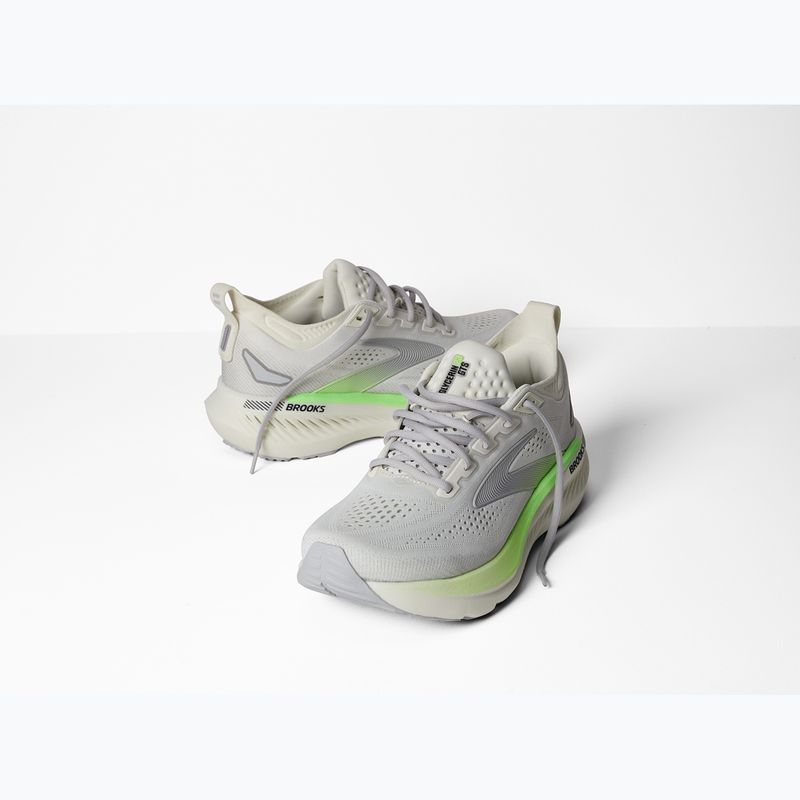 Scarpe da running da uomo Brooks Glycerin GTS 23 grey/green/black 8