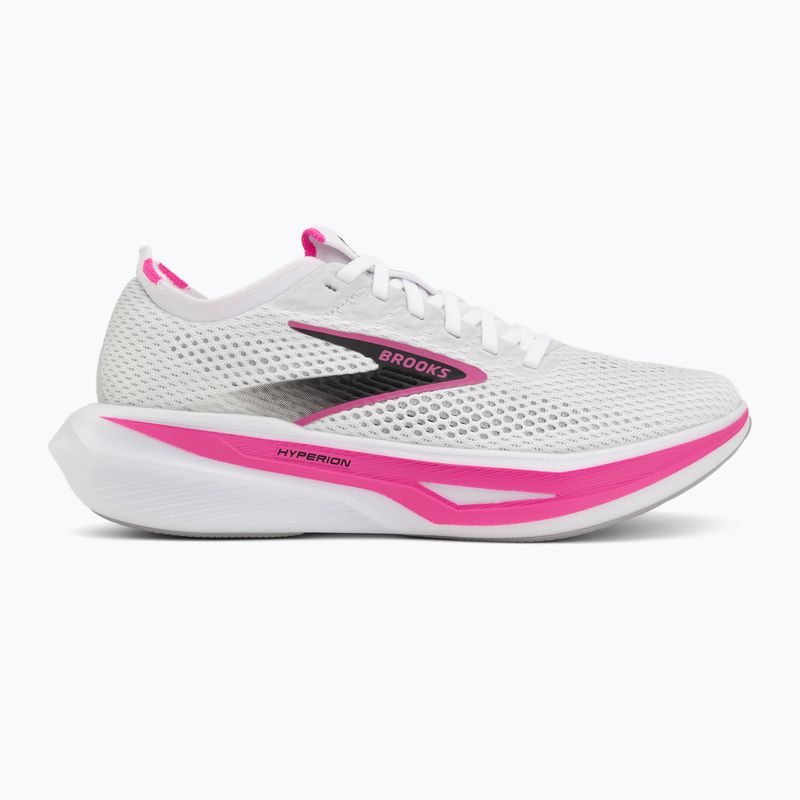 Scarpe da corsa donna Brooks Hyperion 3 white/luminary/cyber pink 2
