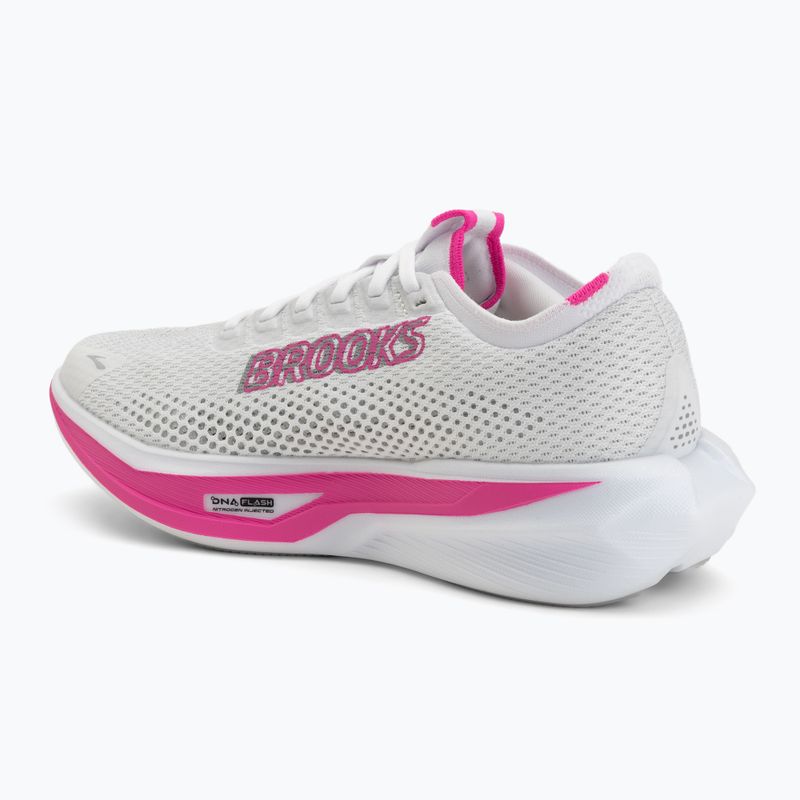 Scarpe da corsa donna Brooks Hyperion 3 white/luminary/cyber pink 3