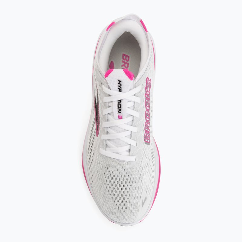 Scarpe da corsa donna Brooks Hyperion 3 white/luminary/cyber pink 5