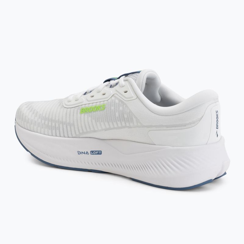 Scarpe da running da uomo Brooks Revel Max white/moonlight/green gecko 3