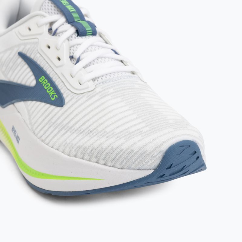 Scarpe da running da uomo Brooks Revel Max white/moonlight/green gecko 7