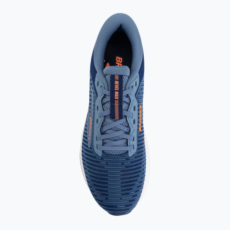 Scarpe da running da uomo Brooks Revel Max beacon blue/moonlight/orange 5