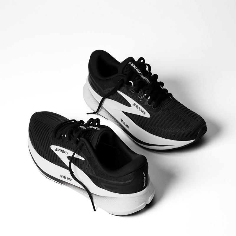 Scarpe da running da donna Brooks Revel Max black/grey/white 8