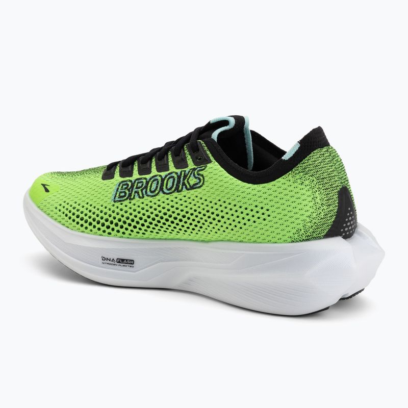 Scarpe da corsa uomo Brooks Hyperion 3 green gecko/black/blue 3