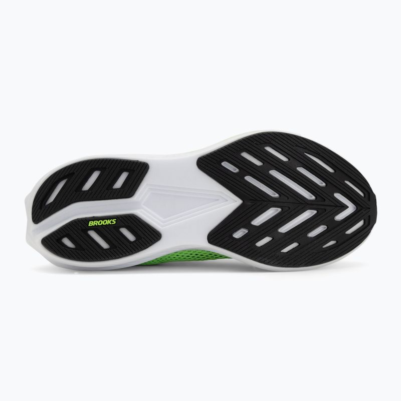Scarpe da corsa uomo Brooks Hyperion 3 green gecko/black/blue 4