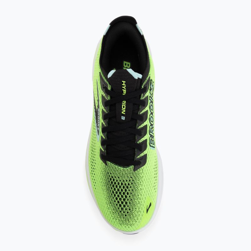 Scarpe da corsa uomo Brooks Hyperion 3 green gecko/black/blue 5