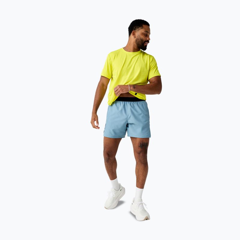 Pantaloncini da corsa da uomo Brooks Dash blue 2