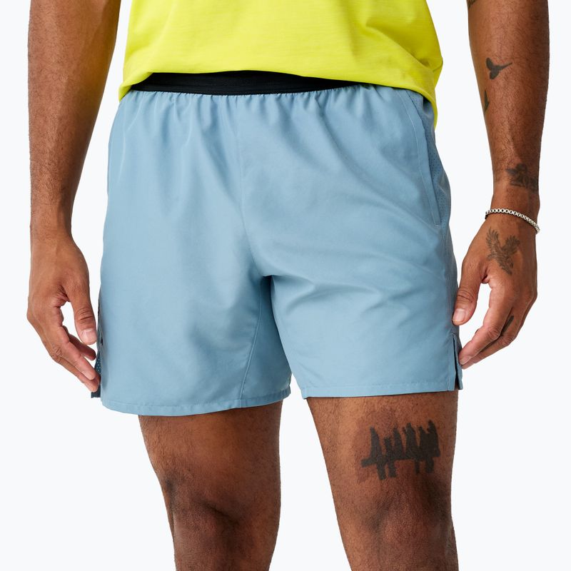 Pantaloncini da corsa da uomo Brooks Dash blue 4