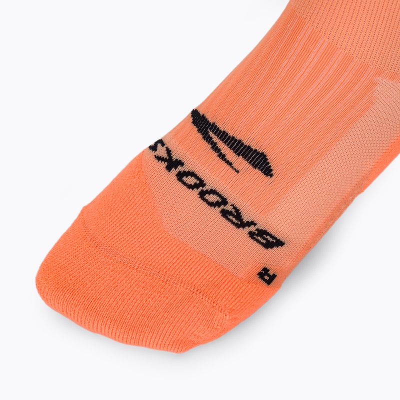 Calzini da corsa Brooks Ghost Crew orange 4