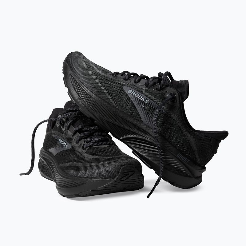 Scarpe da corsa uomo Brooks Ghost 18 black/black/ebony 6