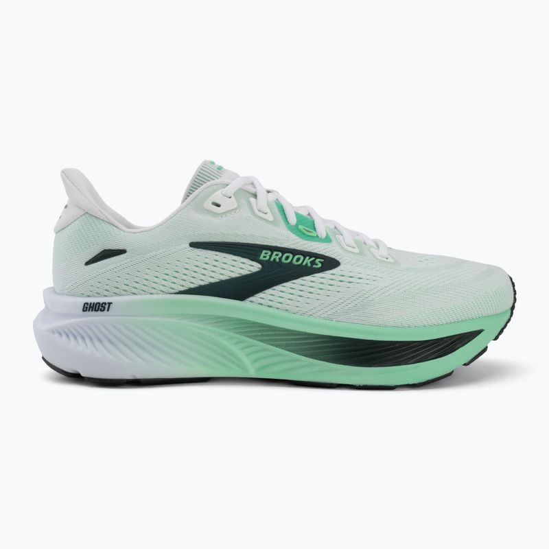 Scarpe da corsa uomo Brooks Ghost 18 white/spring bud/spruce 2