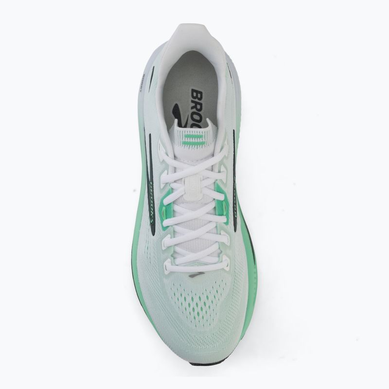 Scarpe da corsa uomo Brooks Ghost 18 white/spring bud/spruce 5