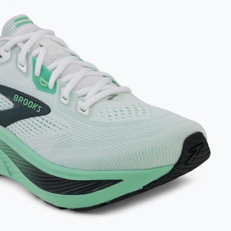 Scarpe da corsa uomo Brooks Ghost 18 white/spring bud/spruce 7