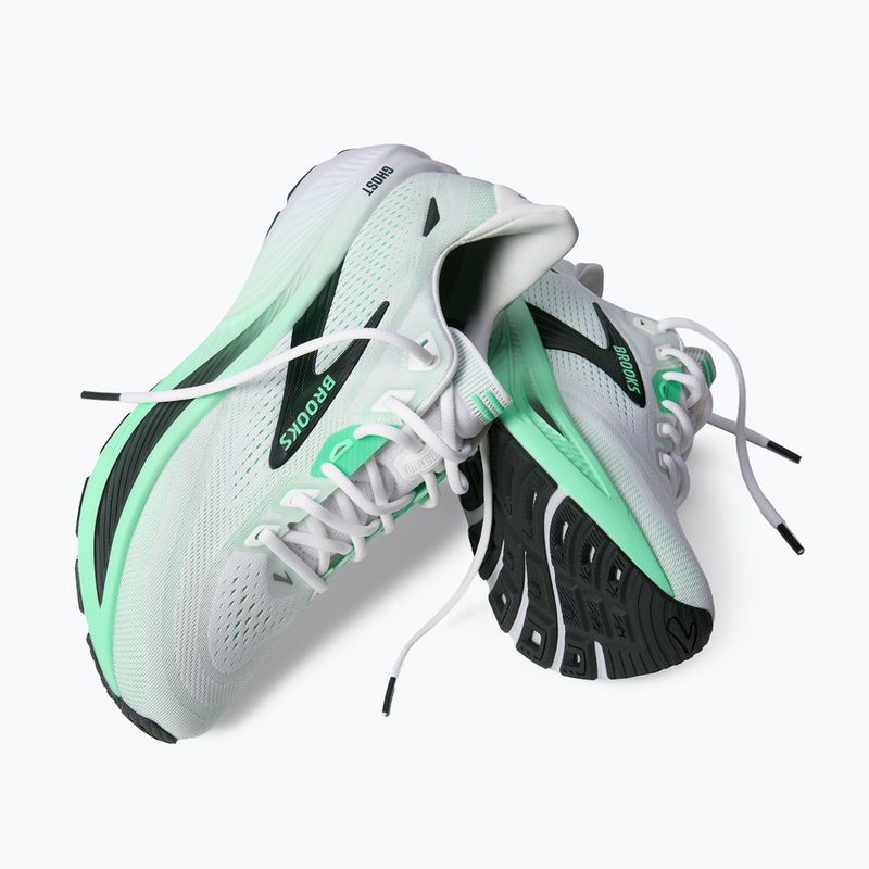 Scarpe da corsa uomo Brooks Ghost 18 white/spring bud/spruce 6