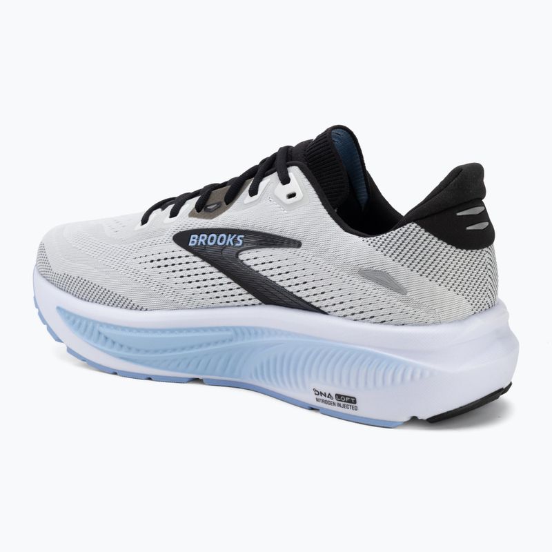 Scarpe da corsa uomo Brooks Ghost 18 white/black/open air 3