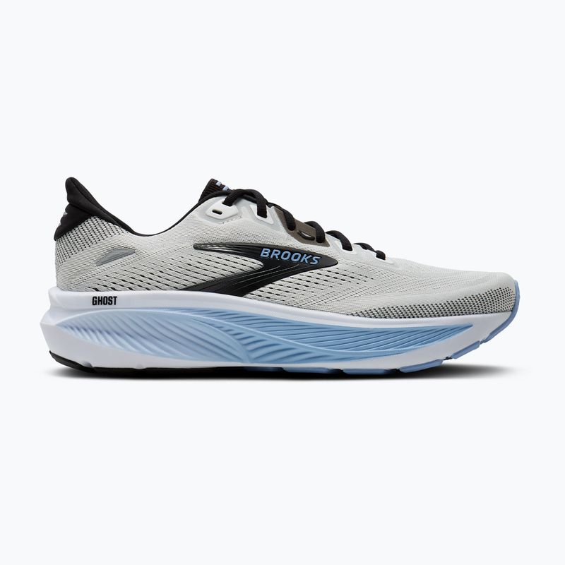 Scarpe da corsa uomo Brooks Ghost 18 white/black/open air 2