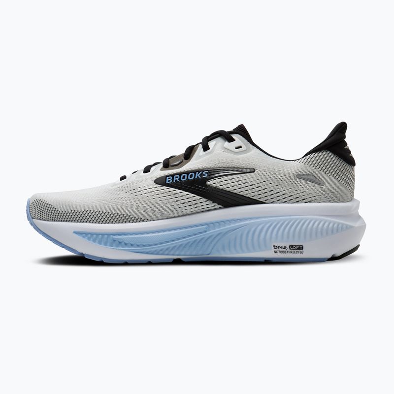 Scarpe da corsa uomo Brooks Ghost 18 white/black/open air 3