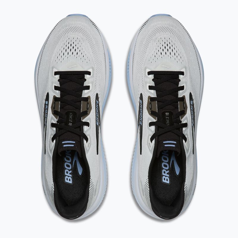 Scarpe da corsa uomo Brooks Ghost 18 white/black/open air 5
