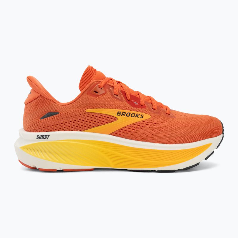 Scarpe da corsa uomo Brooks Ghost 18 tigerlily/orange/pearl 2