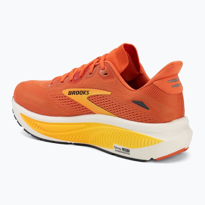 Scarpe da corsa uomo Brooks Ghost 18 tigerlily/orange/pearl 3