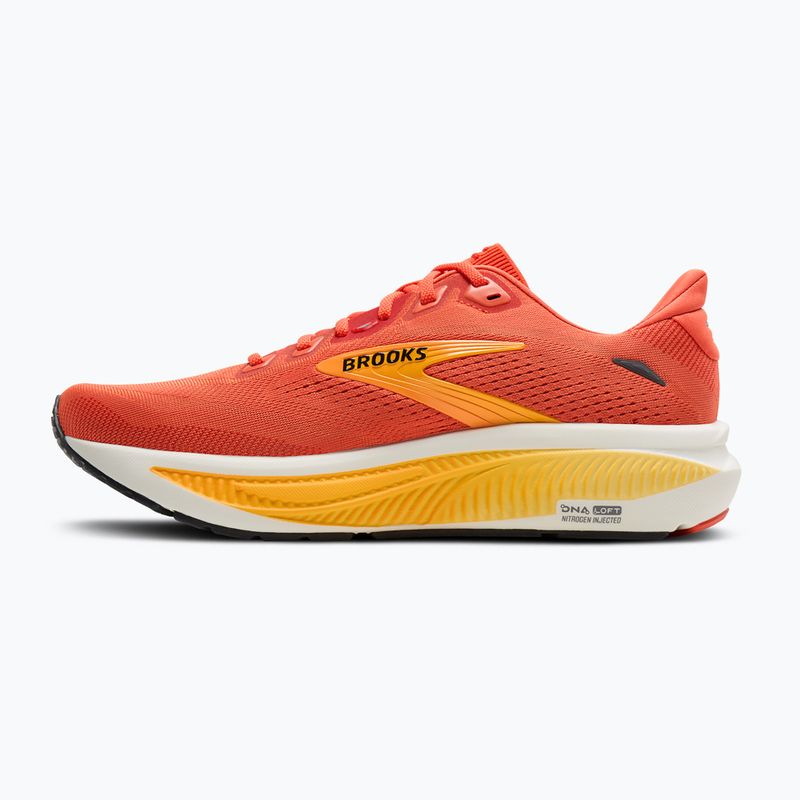 Scarpe da corsa uomo Brooks Ghost 18 tigerlily/orange/pearl 3