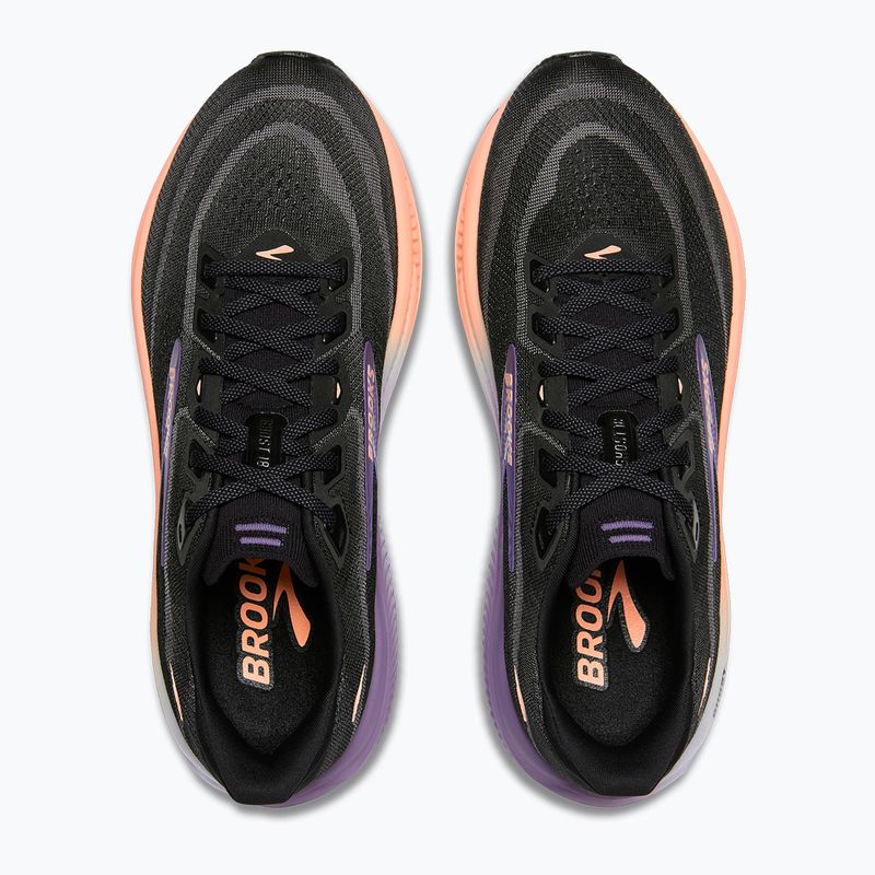 Scarpe da corsa donna Brooks Ghost 18 black/mulled grape/peach 5