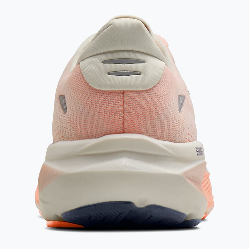 Scarpe da corsa donna Brooks Ghost 18 star white/cyber peach/grey 5