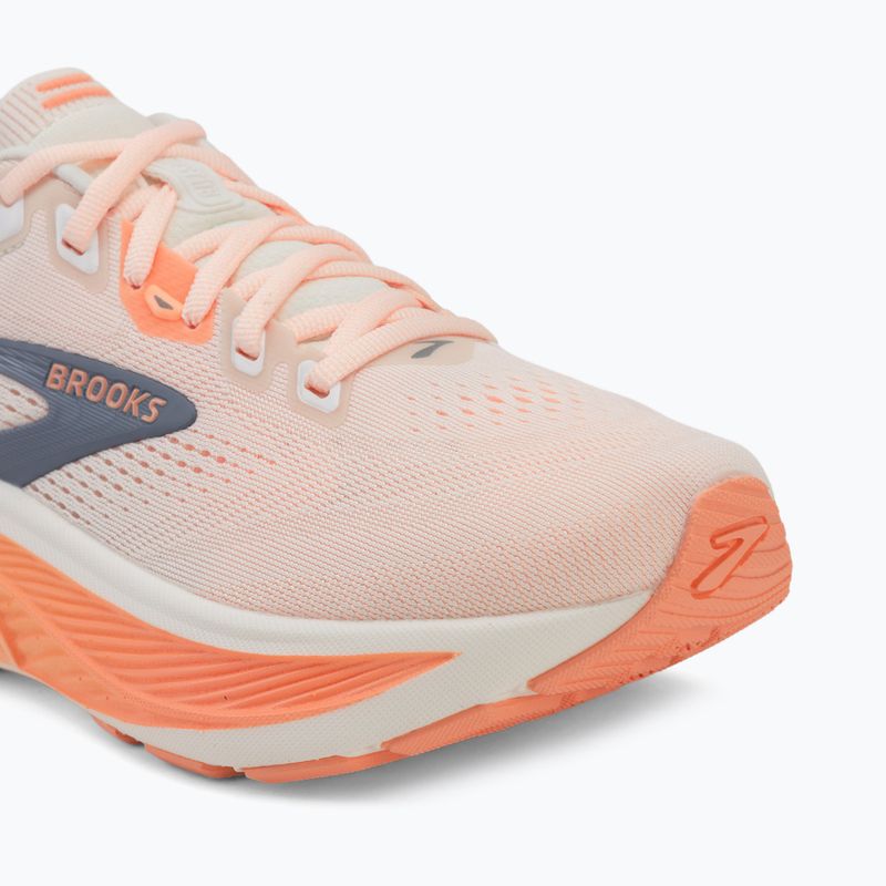 Scarpe da corsa donna Brooks Ghost 18 star white/cyber peach/grey 7